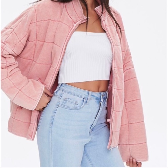 Forever 21 Jackets & Blazers - NWT Quilted Zip Up Jacket